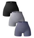 New Fashion Summer Seamless High-waisted Hip Lift No Awkward Line Yoga Sports Shorts for Women