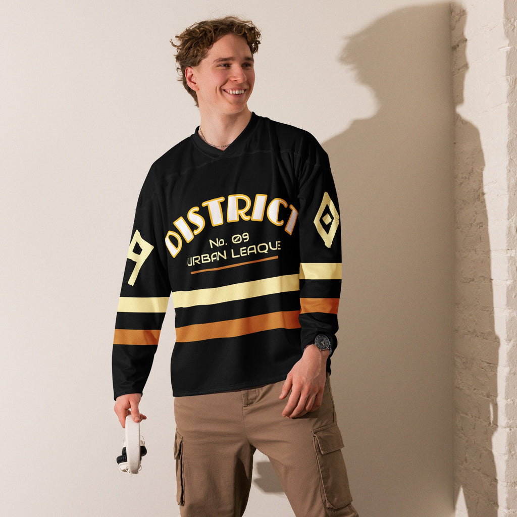 District 09 Streetwear Hockey Jersey | Men's Relaxed Fit — Hunter & Havoc